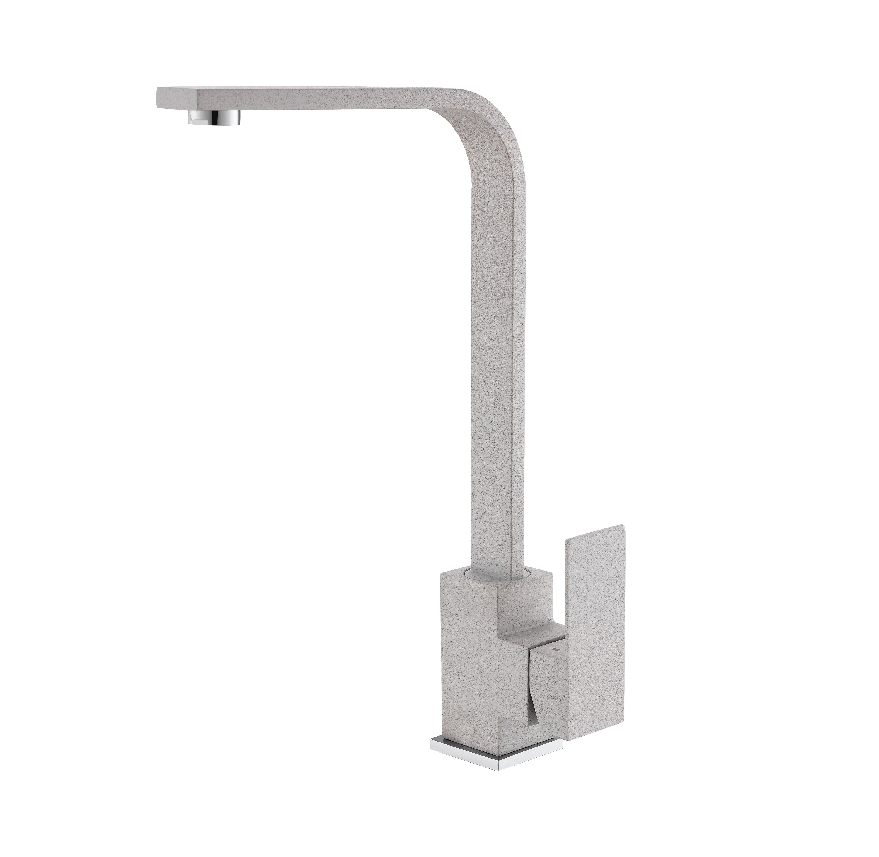 Le robinet carré noir mat nouveau design moderne robinet de cuisine à pulvérisation extractible