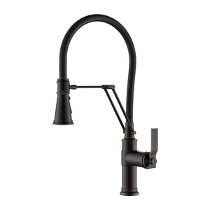 Robinet de cuisine en bronze huilé Robinets de cuisine à tirette