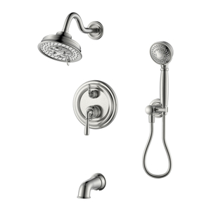 Robinet de douche à main Robinet de douche en nickel brossé