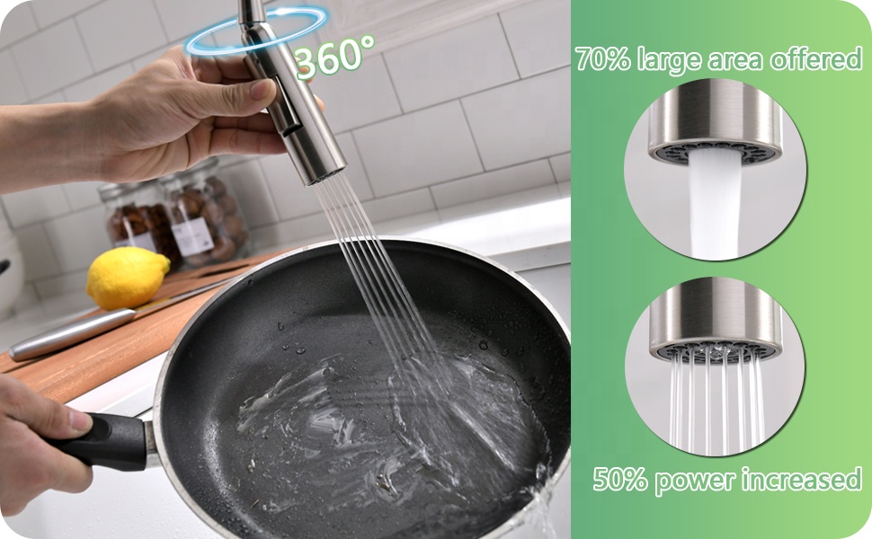 Chine Meilleurs robinets d'évier de cuisine Robinet à ressort de cuisine à col long Robinet de cuisine flexible