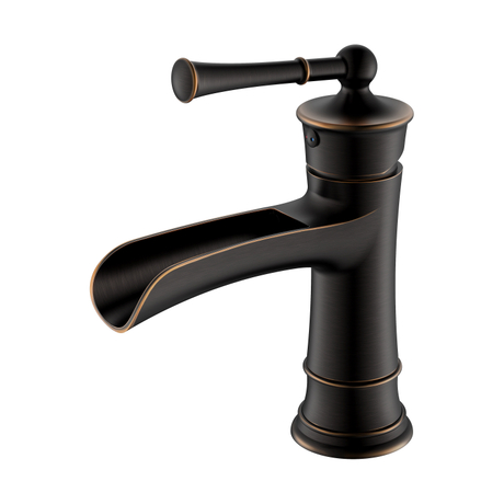 Robinet de salle de bain cascade ORB Robinet de salle de bain à une poignée