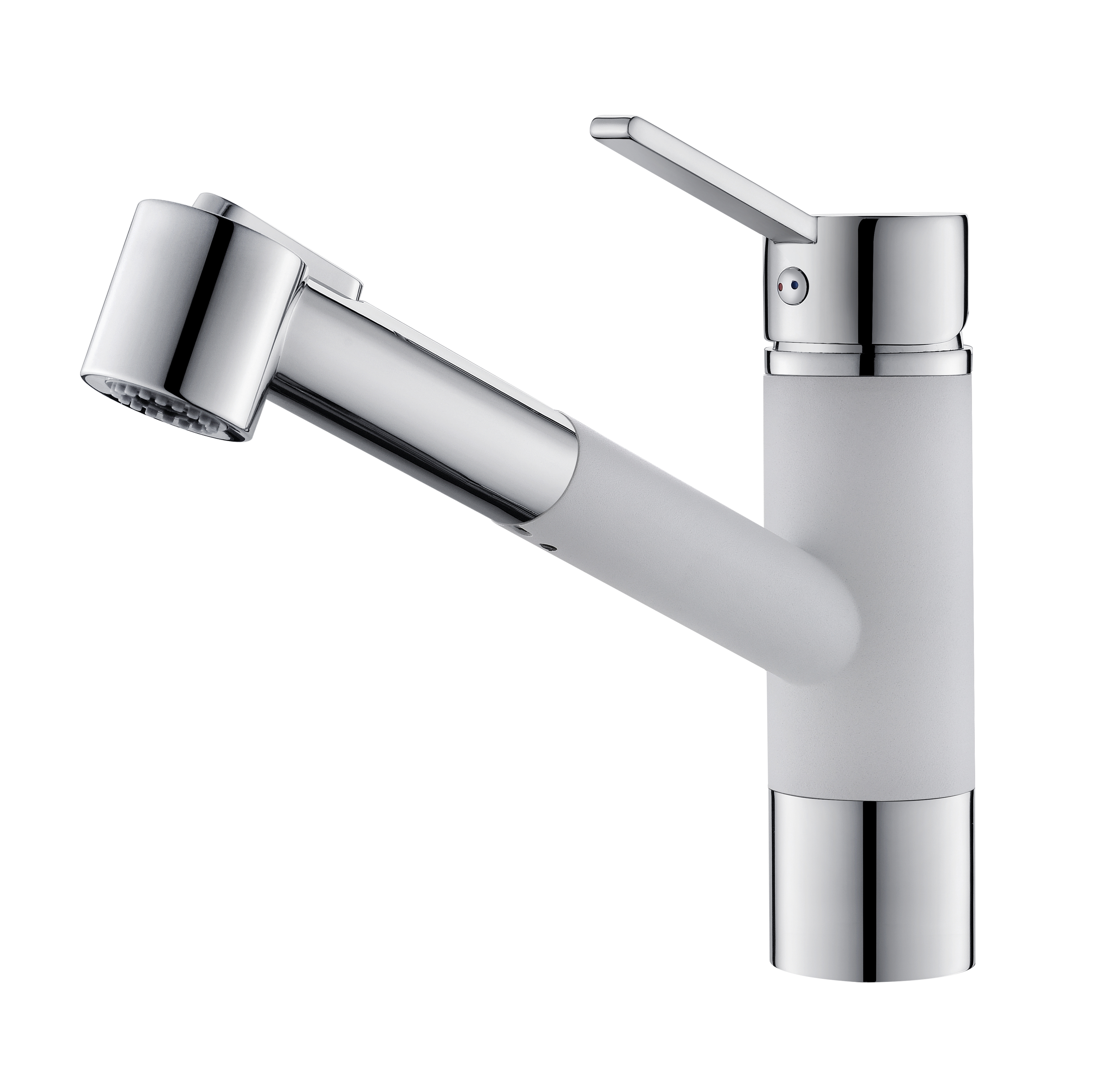 Robinet de cuisine robinet d'eau froide/chaude avec fonction de pulvérisateur extractible robinet de cuisine